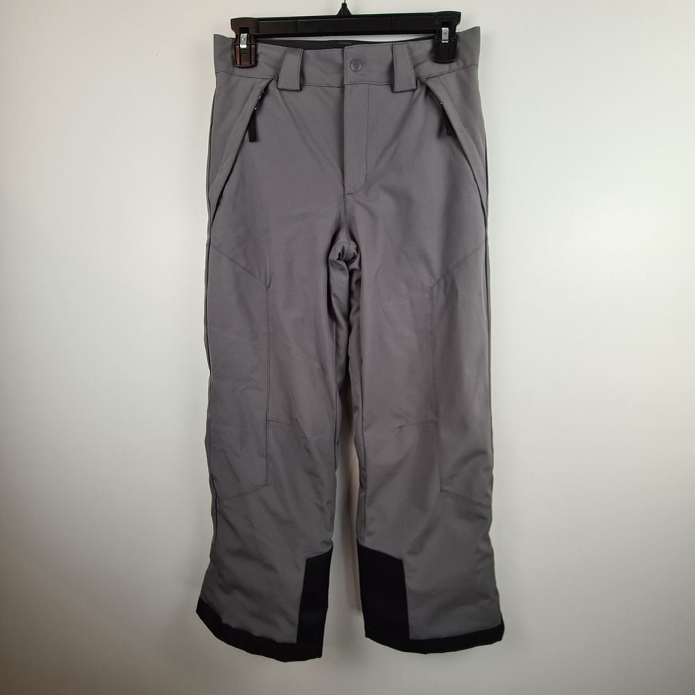 Spyder Boys Grey Small to Tall Insulated Ski Snow Pants Size Medium M Winter Y